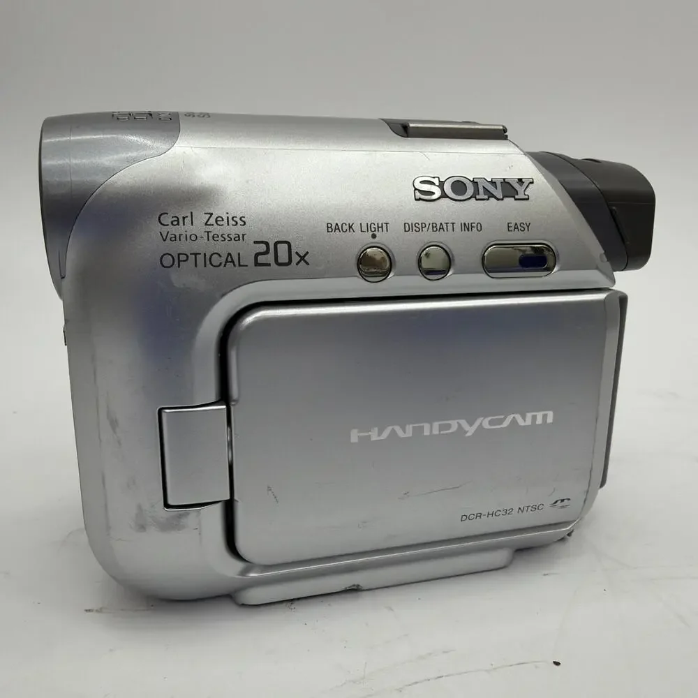 Sony DCR-HC32 MiniDV Digital Video Camcorder Carl Zeiss Lens For Parts/Repair